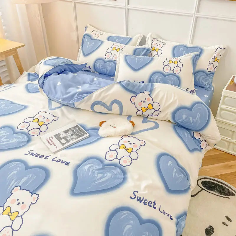 Cute Bear Bedding Set