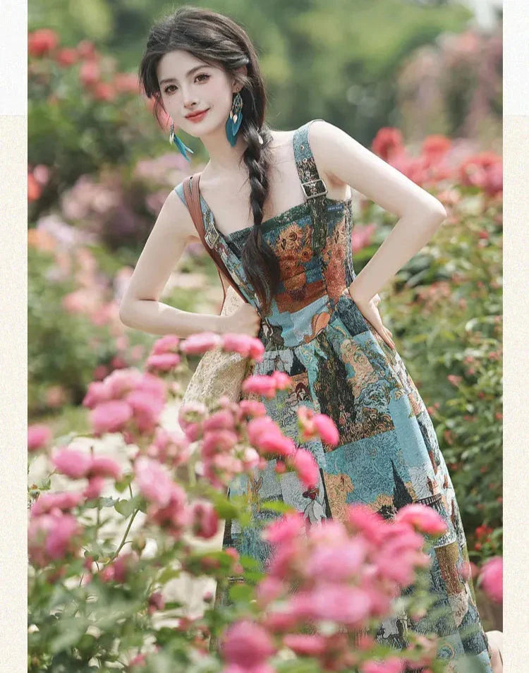 Vestido Jacquard de Muse Inspirado