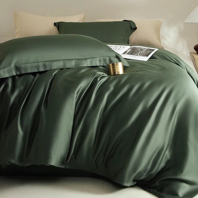600TC Lyocell Soft Silky Cooling Bedding Set
