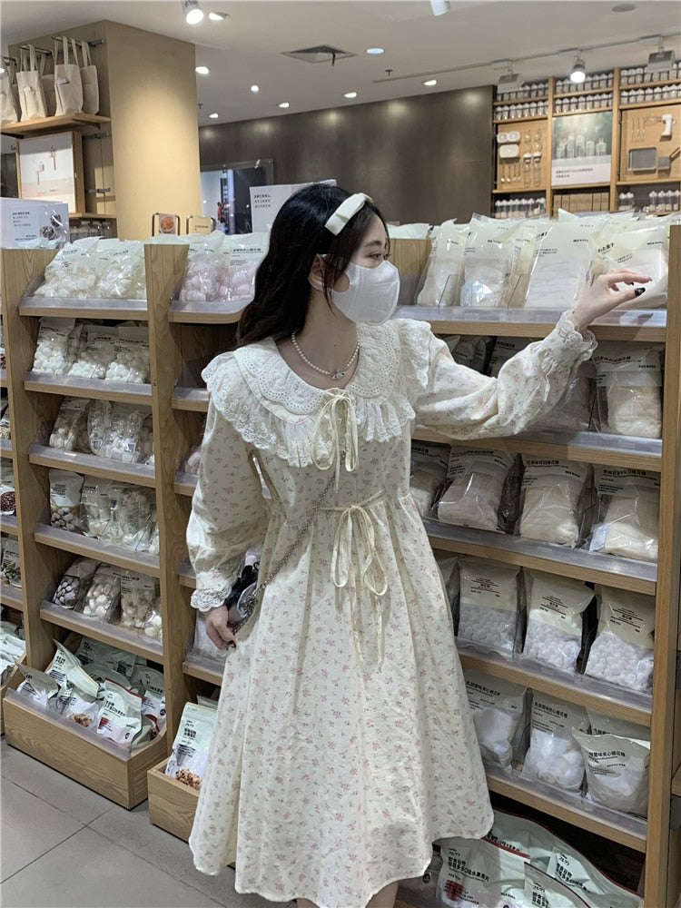 Evangeline Autumn Cottagecore Dress
