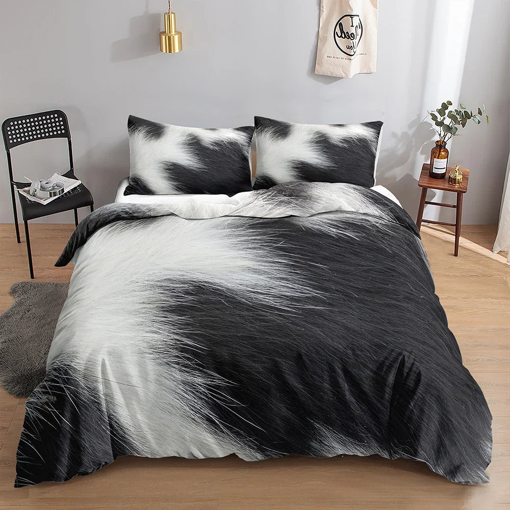 Cow Print Bedding Set