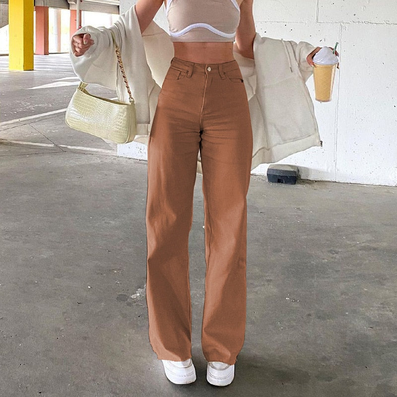 'Blessed With' Mom Fit Jeans