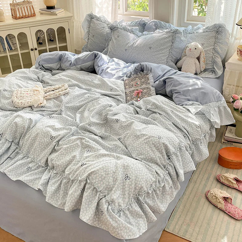 Princess Style French Printed Bedding Set