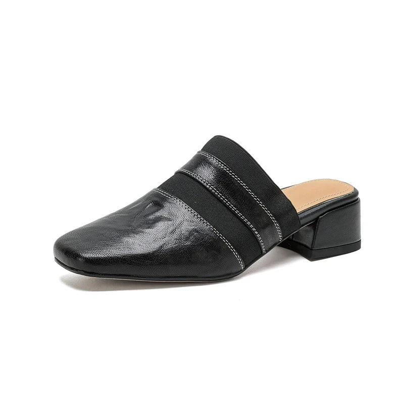 sheepskin square toe