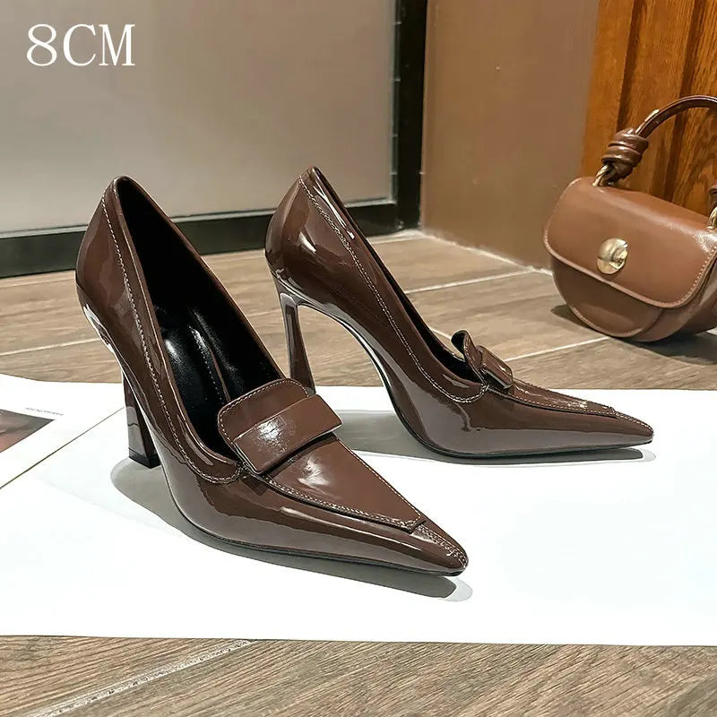 Fmaous Quality Leather Belt Buckle Heels