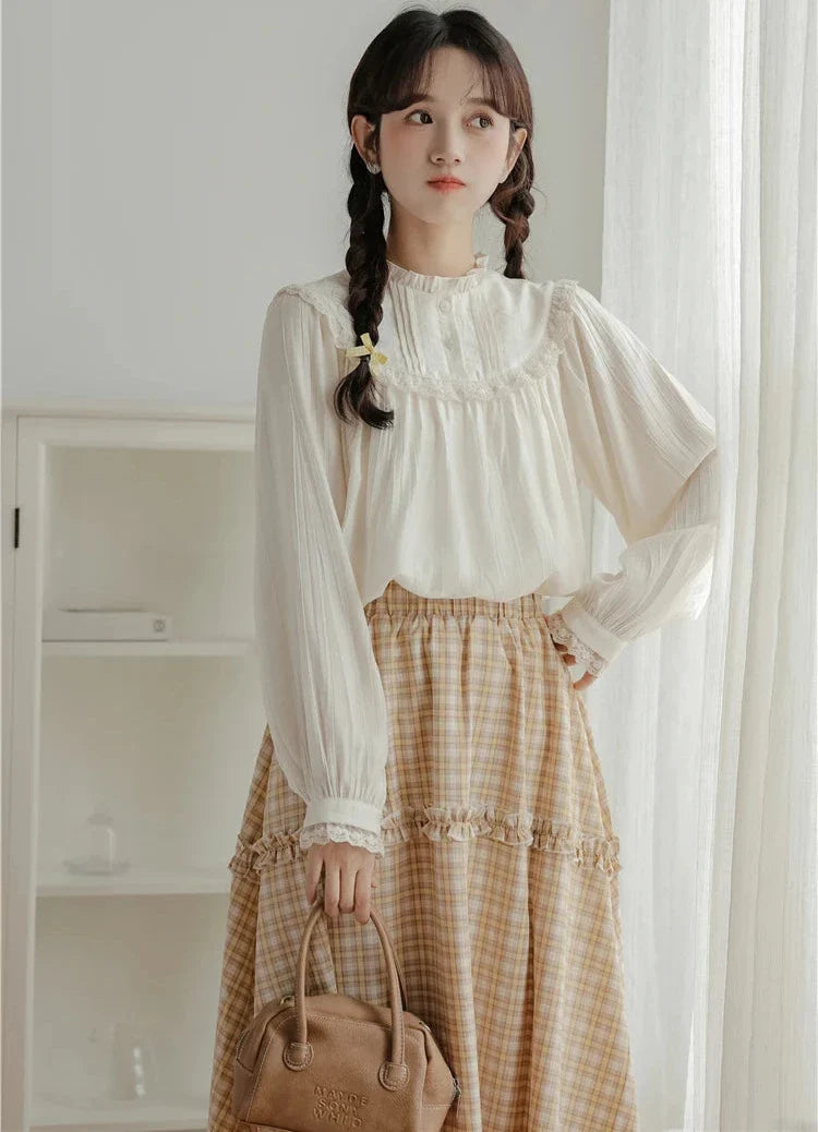 Cozy Morning Cottagecore Blouse