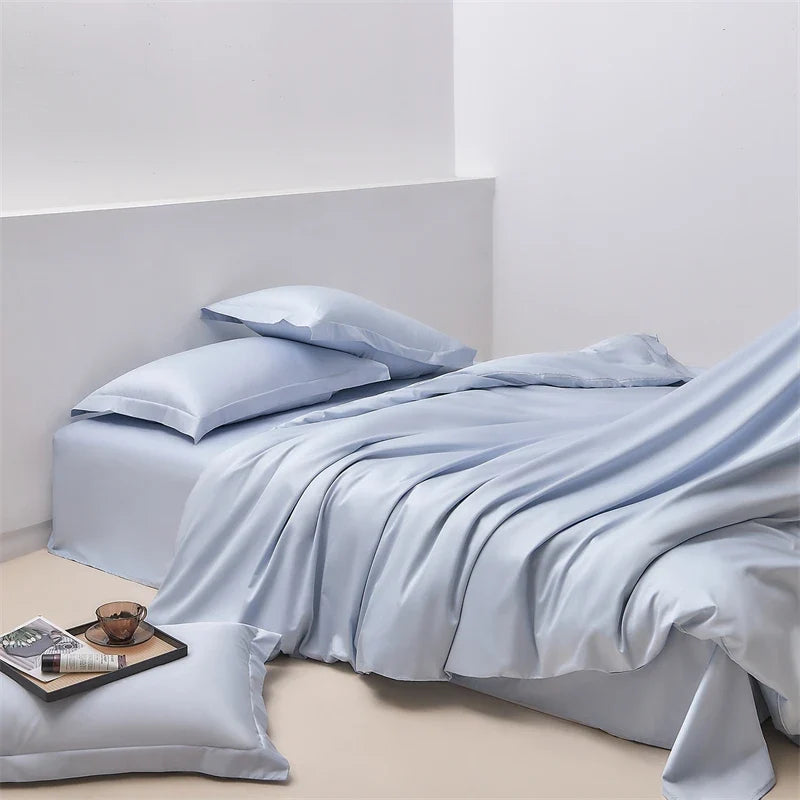 600TC Long Staple Cotton Luxury Solid Color Hotel Style Bedding Set