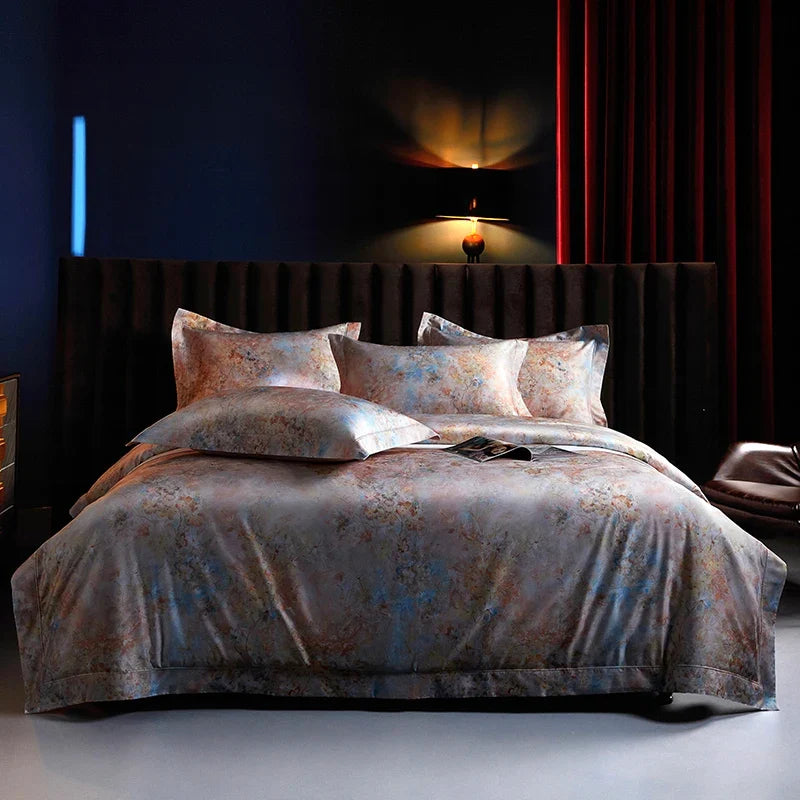 Premium 1200TC Egyptian Cotton Digital Printing Luxury Bedding Set