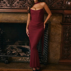 Bellamy Strapless Set With Scarf