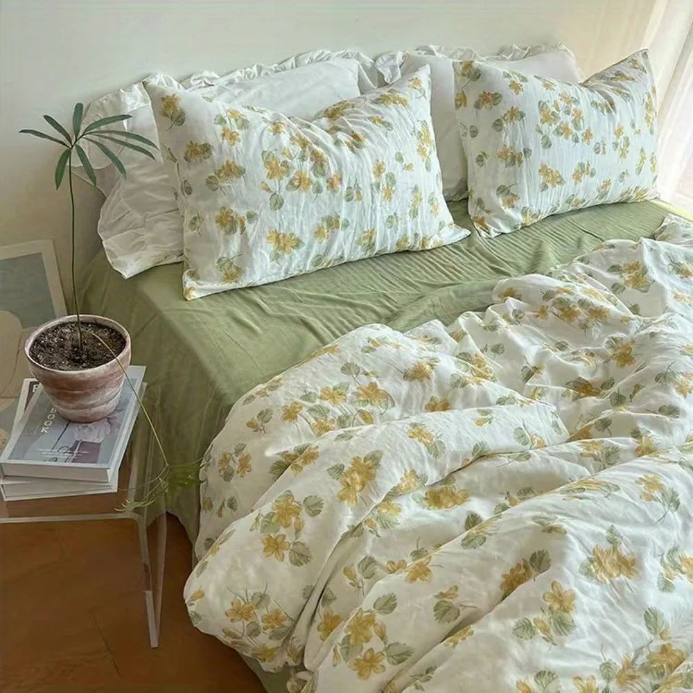 Red Rose Bedding Set