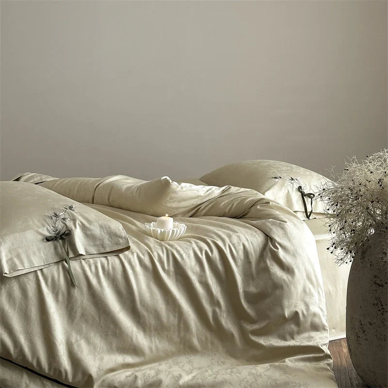 1000TC Egyptian Cotton Jacquard Luxury Bedding Set