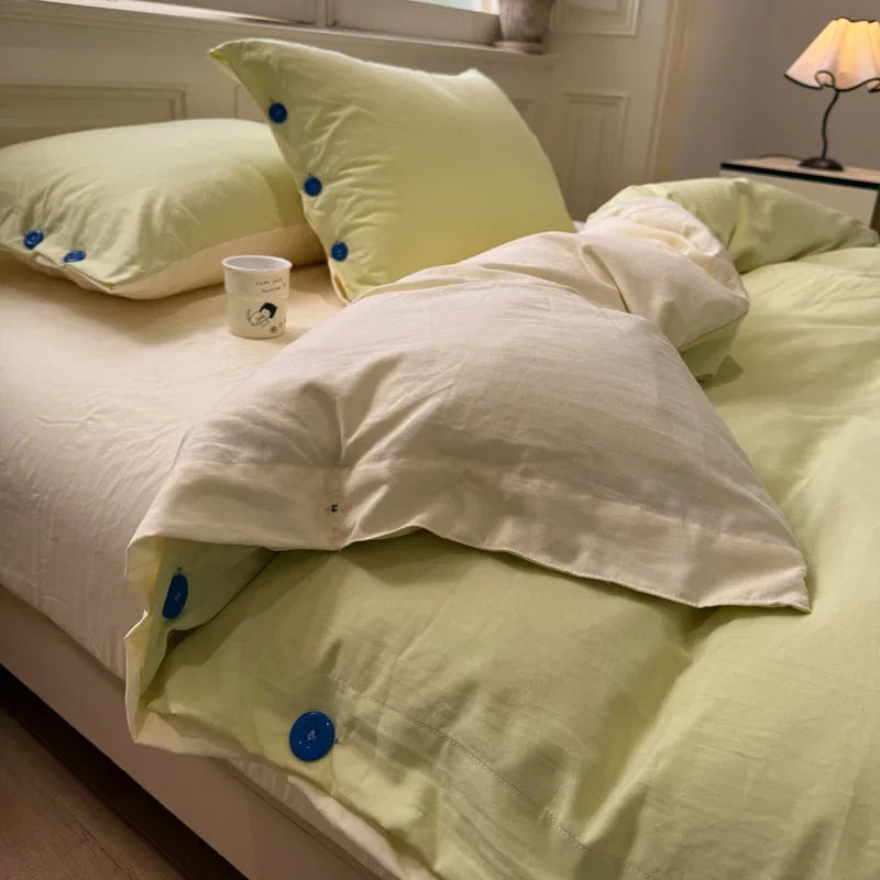 3/4Pcs Minimalist Style Bedding Set