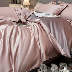 Grade A Long Staple Cotton Luxury High End 4 Piece Bedding Set