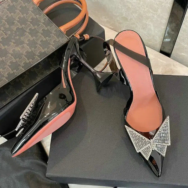 brand Rhinestones Bowknot Women Pumps