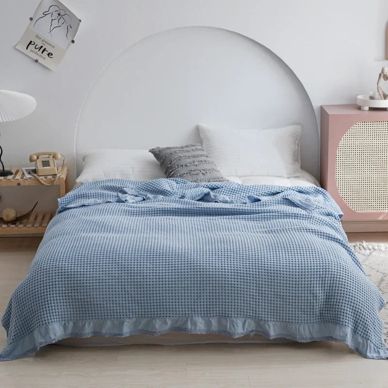 100% Cotton Solid Color Soft No Shedding Bedding Set