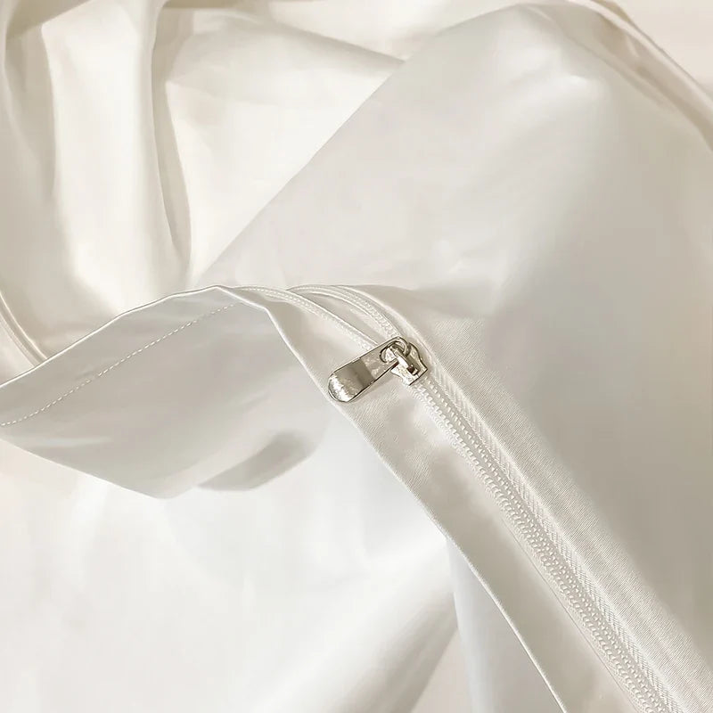 Premium 1000TC Egyptian Cotton Luxury Gold Embroidery Hotel Style Bedding Set
