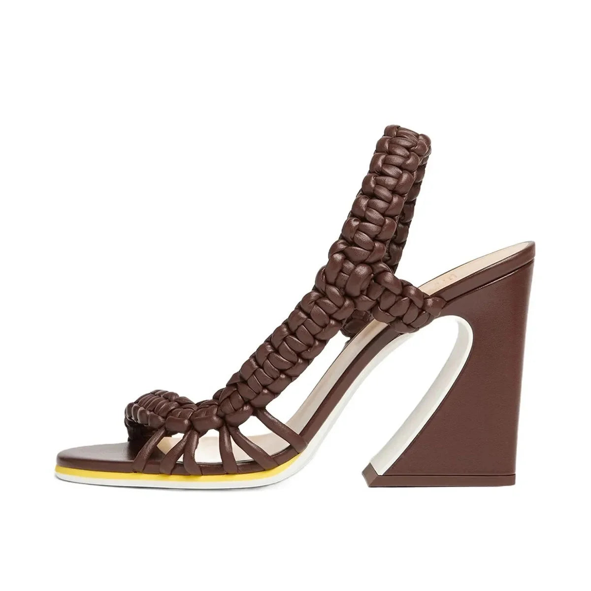 Strange Style Weave Open Toe Sandals