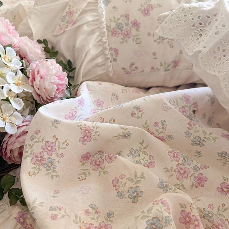 100% Cotton French Floral Bedding Set