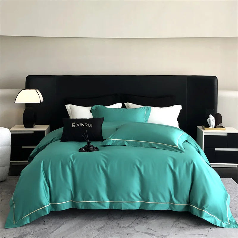 1000TC Egyptian Cotton Luxury Embroidery Hotel Style Bedding Set