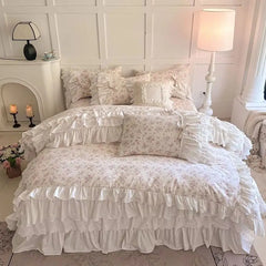 100% Cotton French Floral Bedding Set