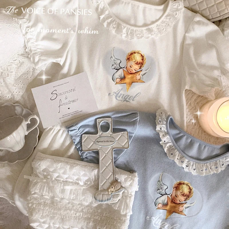 Blessed Babydoll Angelcore Dress