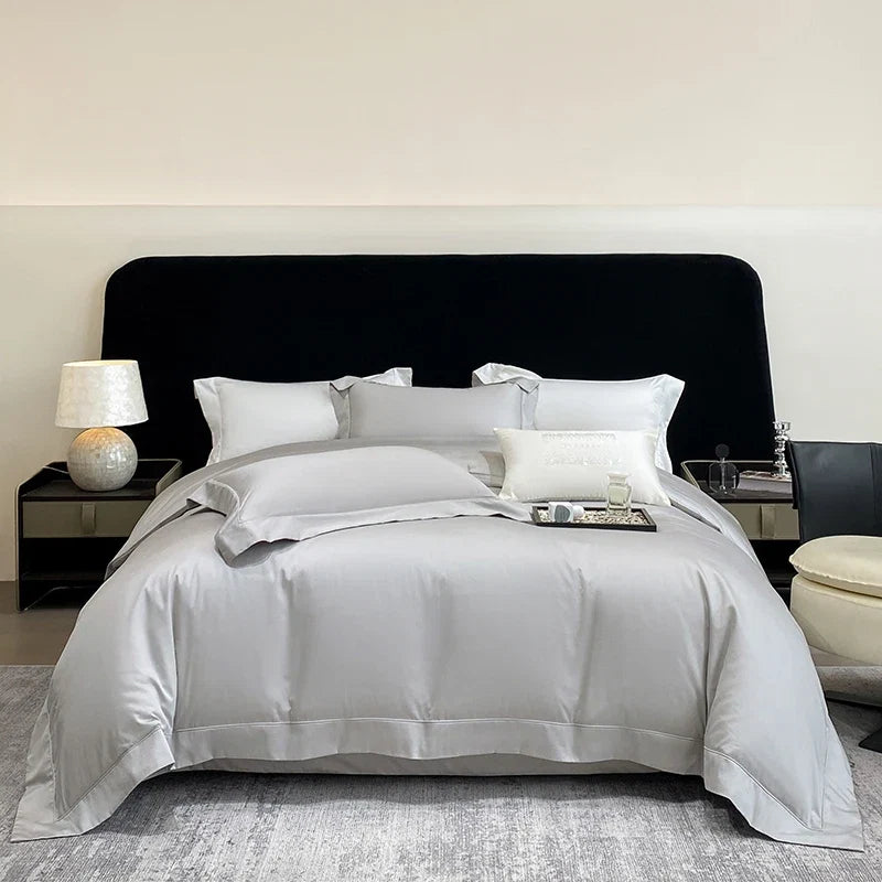 600TC Egyptian Cotton Luxury Solid Solor Hotel Style Bedding Set