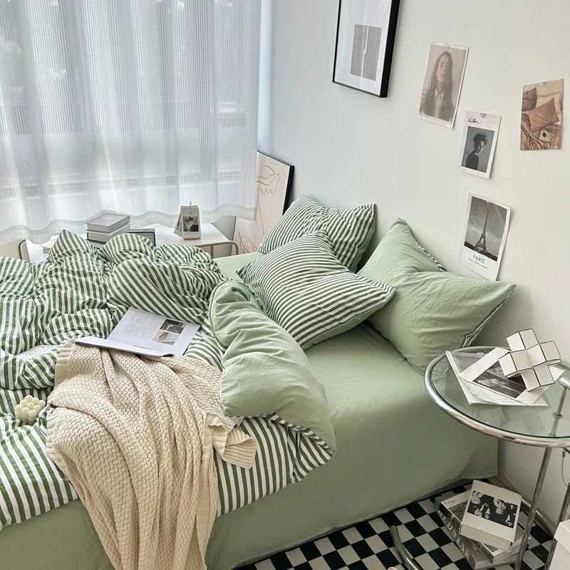 Simple Stripe Bedding Sets