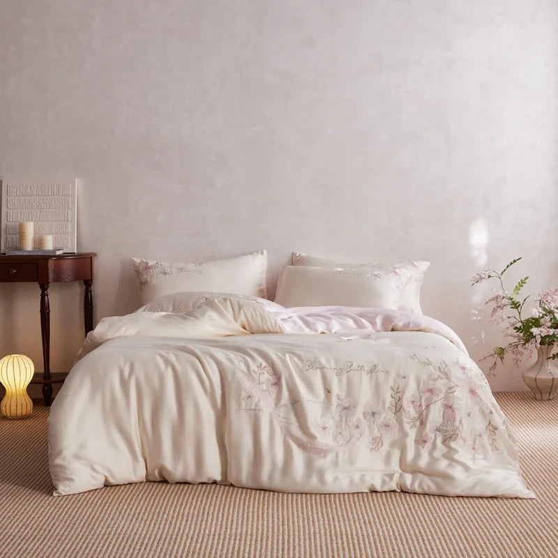600TC Lyocell Luxury Silky Cooling Bedding Set