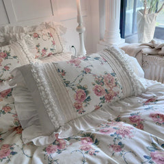 100% Cotton Rose Floral Bedding Set