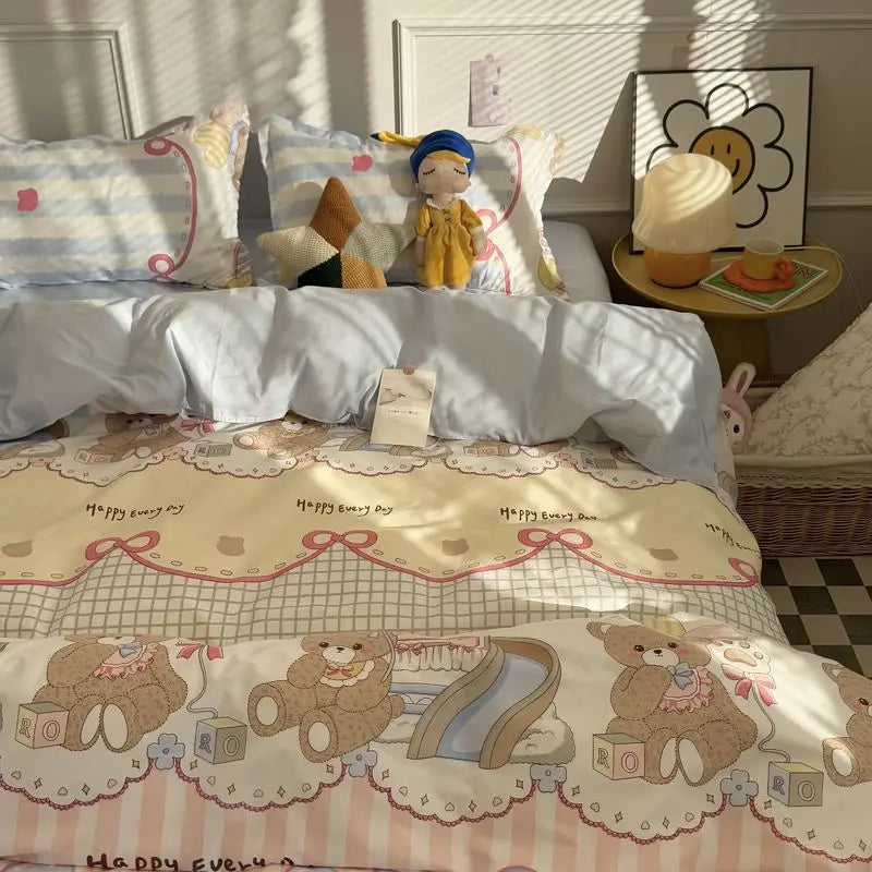 Cute Cat Bedding Set