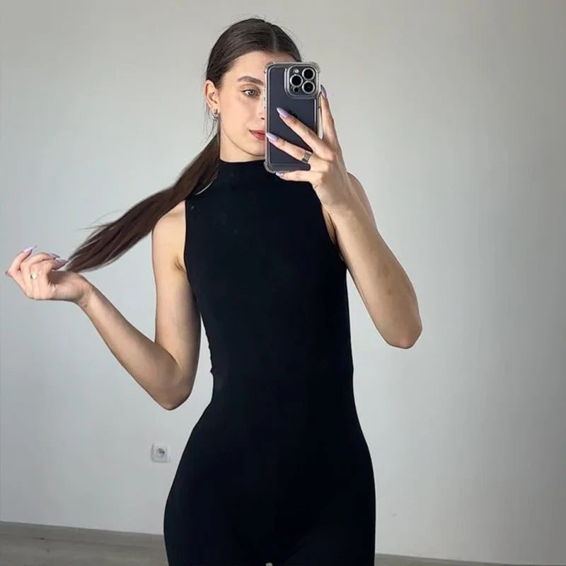 Jetset Black Mini Playsuit