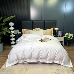 4Pcs Luxury 1000TC Egyptian Cotton White Hotel Style Bedding Set