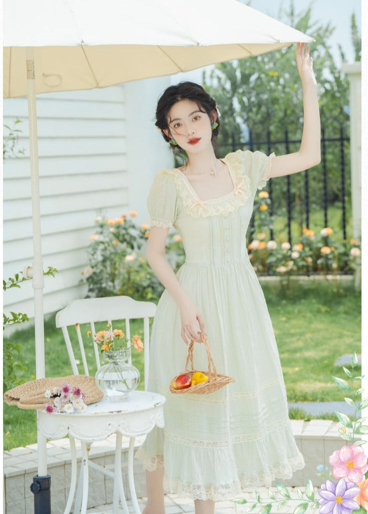 Cozy Garden Cottagecore Dress