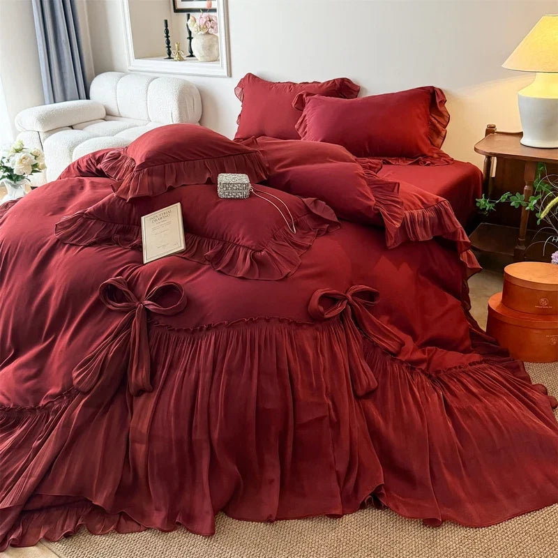 4Pcs Queen Bedding Set