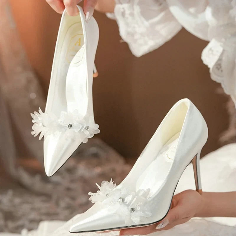 Pearl Chain Engagement Shoes