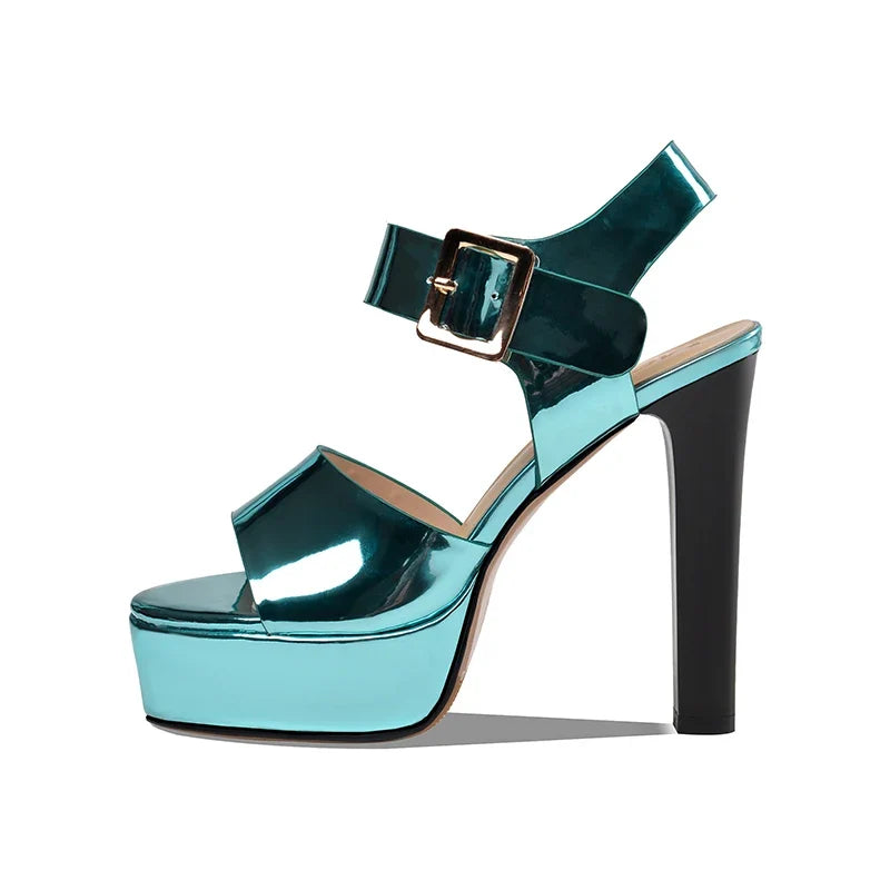 Patent Leather Sandals