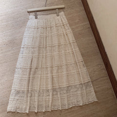 Cottagecore Vintage Fairy Lace Skirt