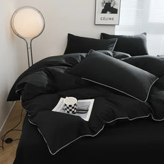 Korean Black Bedding Sets