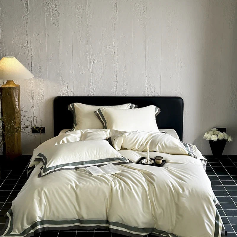 1000TC Lyocell Cotton Soft Silky Hotel Style Bedding Set