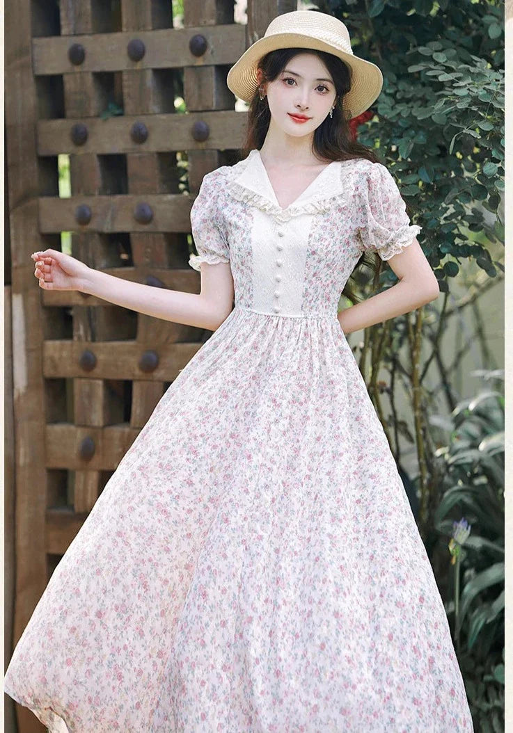 Willow Field Vintage Cottage Fairy Dress Cottagecore Aesthetic