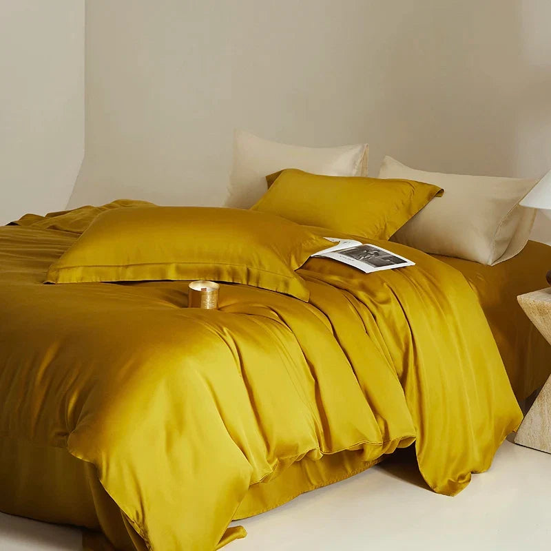 600TC Lyocell Soft Silky Cooling Bedding Set