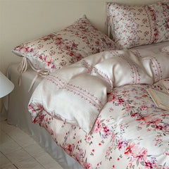 Vintage French Floral Lyocell Bedding Set