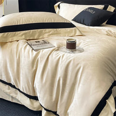 1000TC Egyptian Cotton Jacquard Luxury Queen King Size Bedding Set
