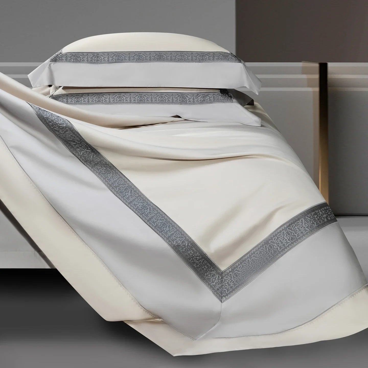 Premium 1200TC Egyptian Cotton Embroidery Luxury Hotel Style Bedding Set