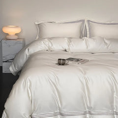 Luxury 1000TC Egyptian Cotton Solid Color Hotel Style Embroidery Bedding Set