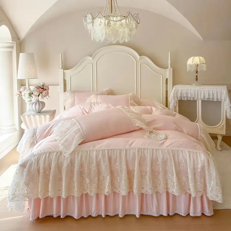 100% Cotton Princess Style Bedding Set