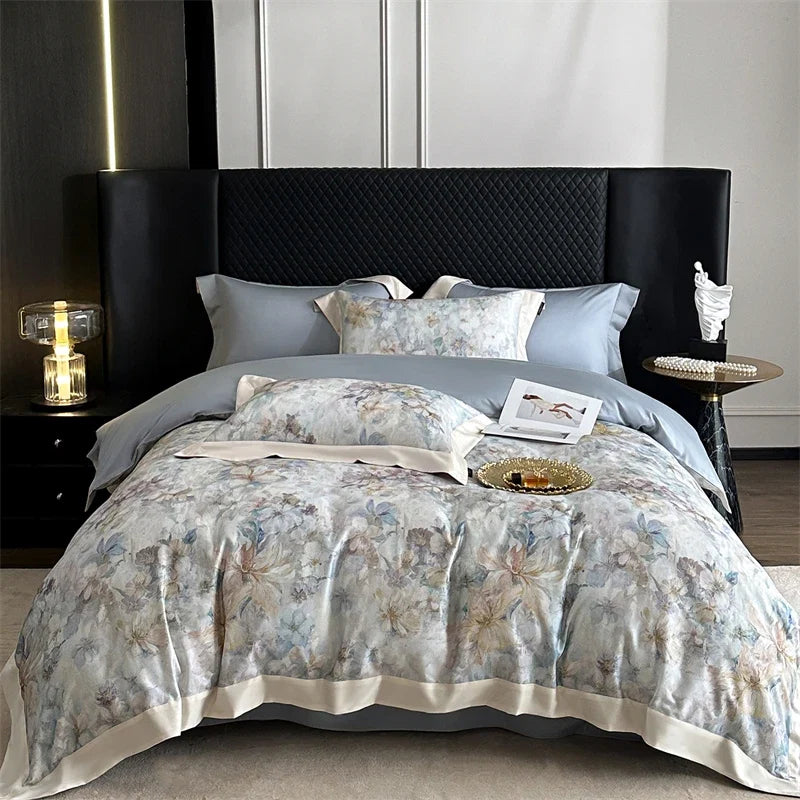 1000TC Lyocell Cotton Brushed Luxury Bedding Set