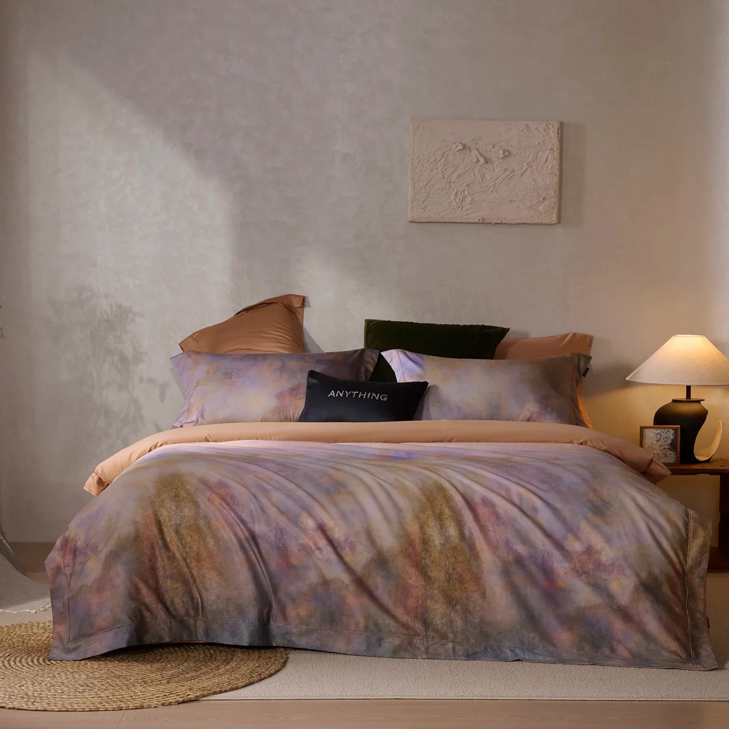 1000TC Egyptian Cotton Vintage Baroque Floral Print Luxury Bedding Set