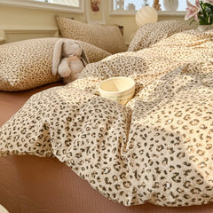 Wave Point Washed Cotton Bedding Set