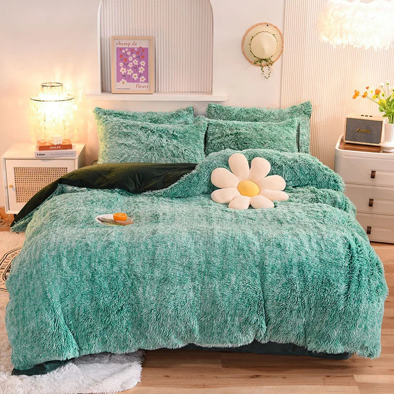 Winter Thicken Velvet Bedding Set
